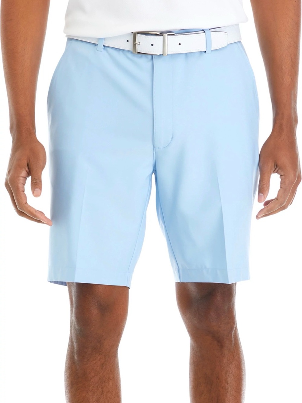 Greg Norman Men's Light Blue Performance Golf Shorts 36 NWT